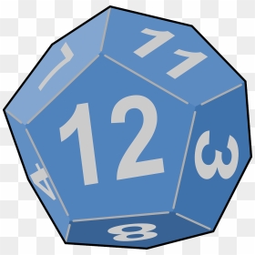 Transparent 12 Sided Dice, HD Png Download - random png