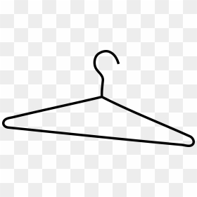 Simple Coat Hanger Clip Arts - Coat Hanger Clipart, HD Png Download - hanger png