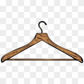 Coat Hanger Clip Arts - Clothes Hanger Clip Art, HD Png Download - hanger png