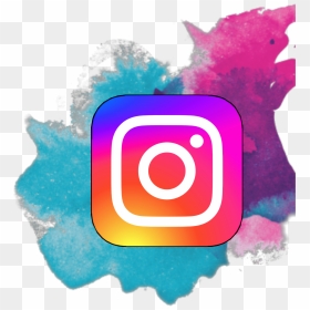 #instagram #logo #pastel #business - Color Splat Transparent Background, HD Png Download - instagram.png