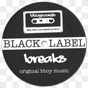 Black Label Breaks By Bboysounds - Label, HD Png Download - black subscribe png