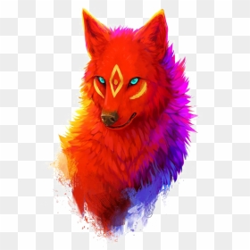 Red Wolf Clipart Face - Imagens De Lobo Foda, HD Png Download - wolf face png