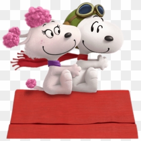 Peanuts Movie Snoopy And Fifi On Dog House - Peanuts Movie Snoopy And Fifi, HD Png Download - snoopy png