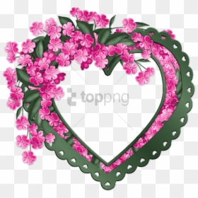 Free Png Coeur Vert Avec Des Fleurs Roses - Blessed Happy Mothers Day Everyone, Transparent Png - happy mothers day png