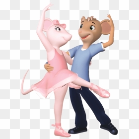 Angelina And Marco Dancing Clip Arts - Angelina Ballerina Y Marco, HD Png Download - dancing png