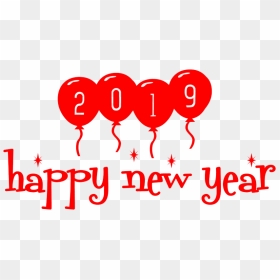 2019 Happy New Year Png Background - Illustration, Transparent Png - new year png