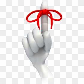Remember Finger With String Clip Art - Reminder Finger Clipart, HD Png Download - finger png
