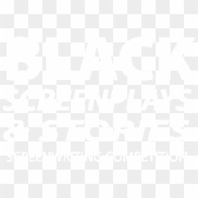 Black Screenplays And Stories - Johns Hopkins Logo White, HD Png Download - black subscribe png