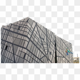 Building With Geometric Shaped Wall Design Png Image - 世博 场馆 图片, Transparent Png - geometric png