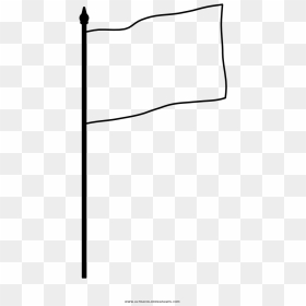 White Flag Coloring Page - Bandera Blanca Para Colorear, HD Png Download - white flag png