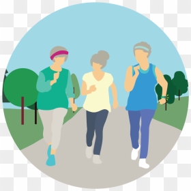 Illustration, HD Png Download - group of people walking png