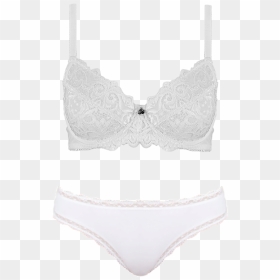 Lace Bra White Set Seta04 2047white - Lingerie Top, HD Png Download - bra png
