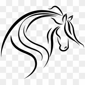 Horse Head Outline Png Clipart , Png Download - Horse Head Outline Clipart, Transparent Png - horse head png