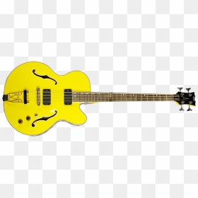 Stylist Cabbie Electric Bass - Electric Guitar Yellow Png, Transparent Png - electric guitar png