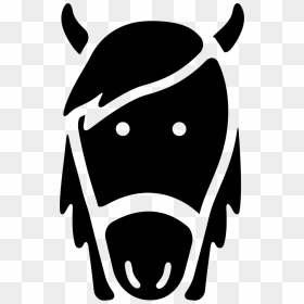 Transparent Horse Head Png - Horse Head Icon Png, Png Download - horse head png