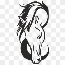 Images Free Graphics - Horse Head Silhouette Outline, HD Png Download - horse head png