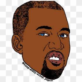 Transparent Kanye West Face Png, Png Download - kanye png