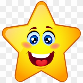 Clipart Stars Smiley Face, Clipart Stars Smiley Face - Star Smiley Face Clipart, HD Png Download - star clipart png