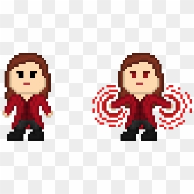 Scarlet Witch Pixel Art , Png Download - Archaeological Museum Suamox, Transparent Png - scarlet witch png
