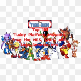 Top 10 "tudey Platform Mascots From The Nes, Snes, - Cartoon, HD Png Download - nes png
