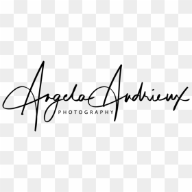 Angela Andrieux Photography Logo - Transparent Photography Logo Signature, HD Png Download - photography png
