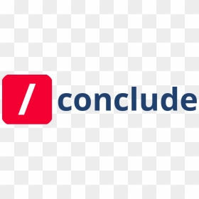 Conclude Logo Clipart , Png Download - Graphic Design, Transparent Png - conclusion png