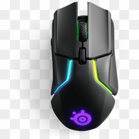 Rival 650, Rgb Led, 12000cpi, Wireless Usb, Black, - Steelseries Rival 650, HD Png Download - computer mouse png