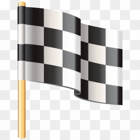 Checkered Flag Png Clip Art - Transparent Checkered Flag Clipart, Png Download - white flag png