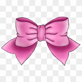 Pink Bow Png - Pink Bow Drawing, Transparent Png - vhv