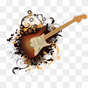 Rock Guitar Png Download Image - Transparent Rock Guitar Png, Png Download - electric guitar png