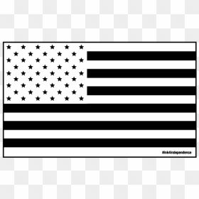 3 Inch X 5 Inch Reversed Black And White American Flag - Inverted Black And White Flag, HD Png Download - white flag png