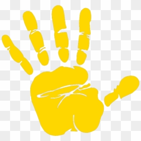 High 5, HD Png Download - hand print png