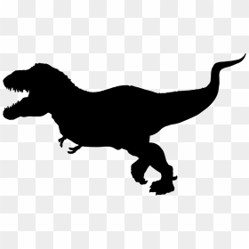 T Rex Footprint Png - Silhouette T Rex Clip Art, Transparent Png - t rex png