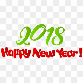 Years Free Clipart Year - Happy New Year 2018 Png, Transparent Png - new years png