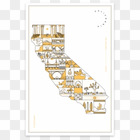 Rsd Prints California Letterpress - Plan, HD Png Download - hand print png