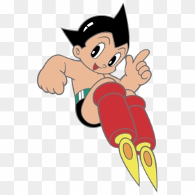 Astro Boy Landing - Astro Boy Png, Transparent Png - boy png