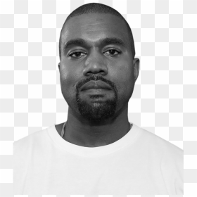 Kanye Face Png - Kanye Black And White, Transparent Png - kanye png