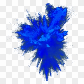 Blue Explosion Powder - Blue Powder Explosion Png, Transparent Png - explosion png transparent