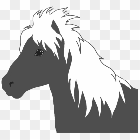 Horse Head Silhouette Png - Horses Head White Silhouette, Transparent Png - horse head png