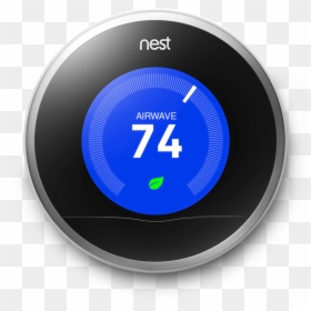 Thumb Image - Google Nest Thermostat Png, Transparent Png - nest png