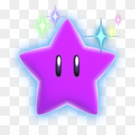 Super Mario Wiki Β - Super Mario Star Purple, HD Png Download - star clipart png