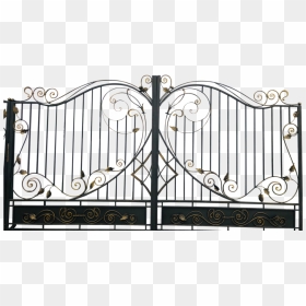 Transparent Iron Gate Png - Wrought Iron Gate Png, Png Download - gate png