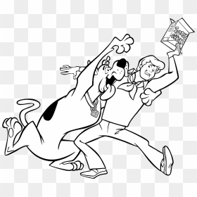 Scooby Doo Logo Black And White - Scooby Doo Black And White Transparent, HD Png Download - scooby doo png