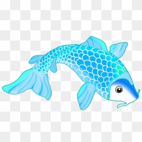 Blue Koi Png - Transparent Koi Fish Png, Png Download - koi fish png
