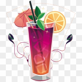 Cocktail Juice Drink - Cocktail Drinks Png, Transparent Png - drinks png