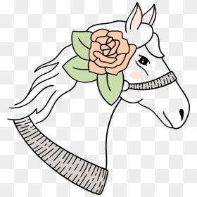 Cartoon, HD Png Download - horse head png