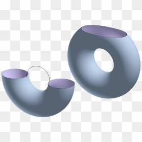 3d-cylinder With Handle And Torus With Hole - Torus Cylinder, HD Png Download - hole png