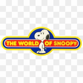 World Of Snoopy Logo - Cam Clarke Voice Of Snoopy, HD Png Download - snoopy png