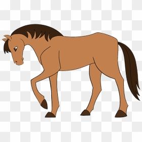Horse Drawing At Getdrawings - Simple Picture Of A Horse, HD Png Download - horse head png