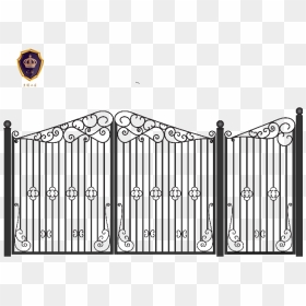 Modern Iron Gate Designs - Moden Wrought Iron Gates Designs, HD Png Download - gate png